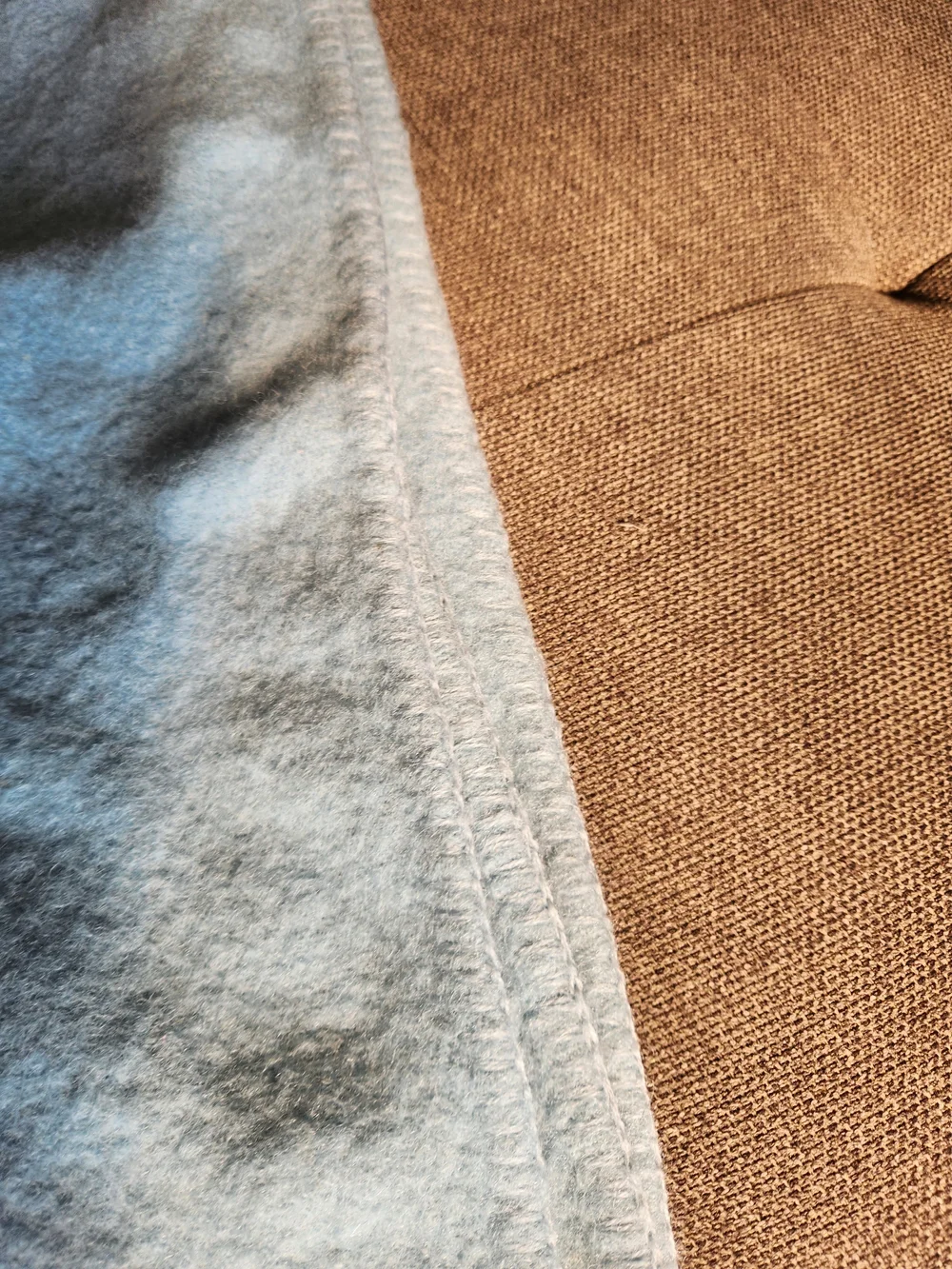 Soft Light Blue Throw Blanket - Unbranded Cozy Home Bedding